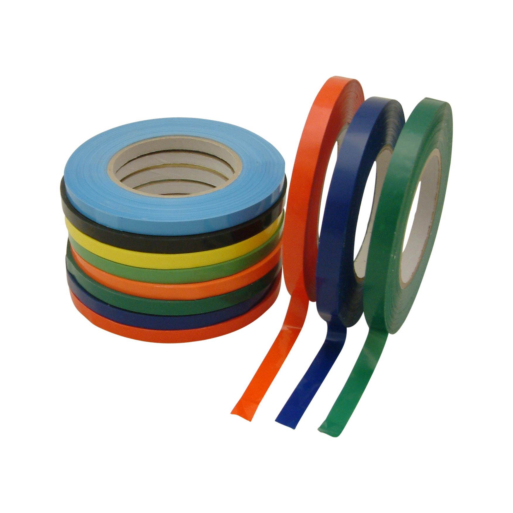 JVCC BST-24 Bag Sealing Tape: 3/8 in x 180 yds. (Yellow)