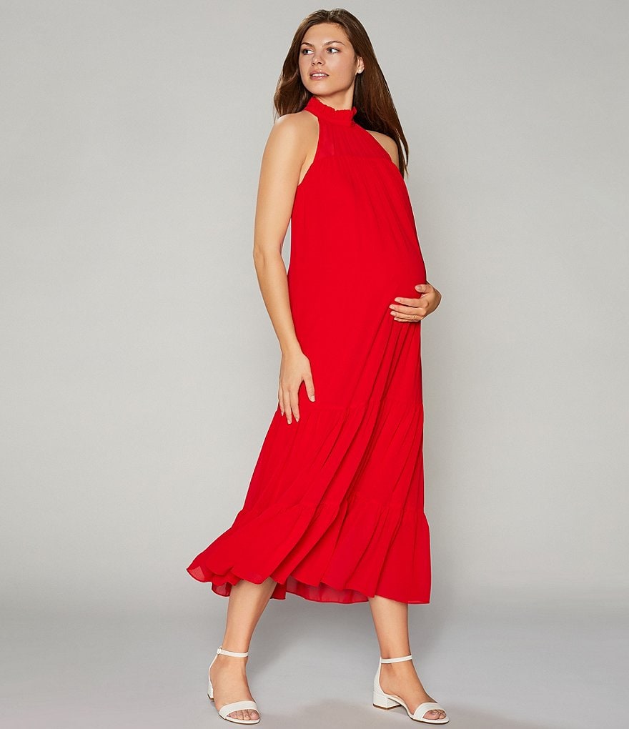 Alex Marie Malahn Embossed Leather Block Heel Dress Sandals