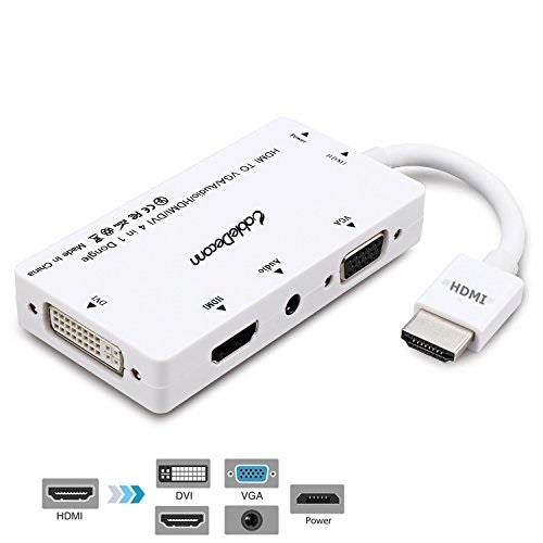 CableDeconn hdmi hub 4in1 hdmi to hdmi vga dvi Audio with Micro USB adapter Multiport hdmi Splitter Converter cable For PS3 hdtv Computer