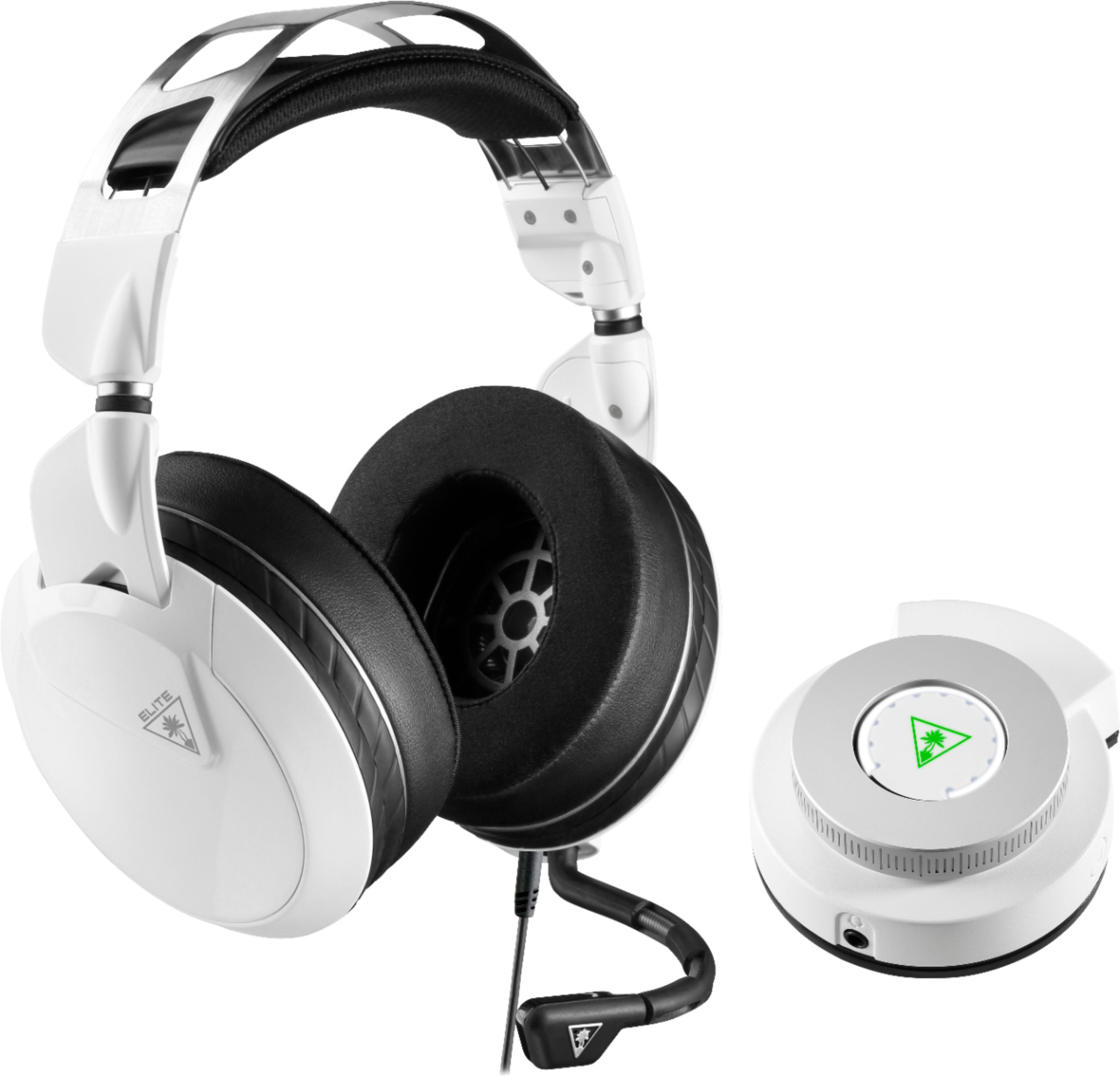Turtle Beach - Elite Pro 2 Wired Gaming Headset with Elite SuperAmp Bluetooth Audio Controller for Xbox One and Xbox Series X - White/Silver