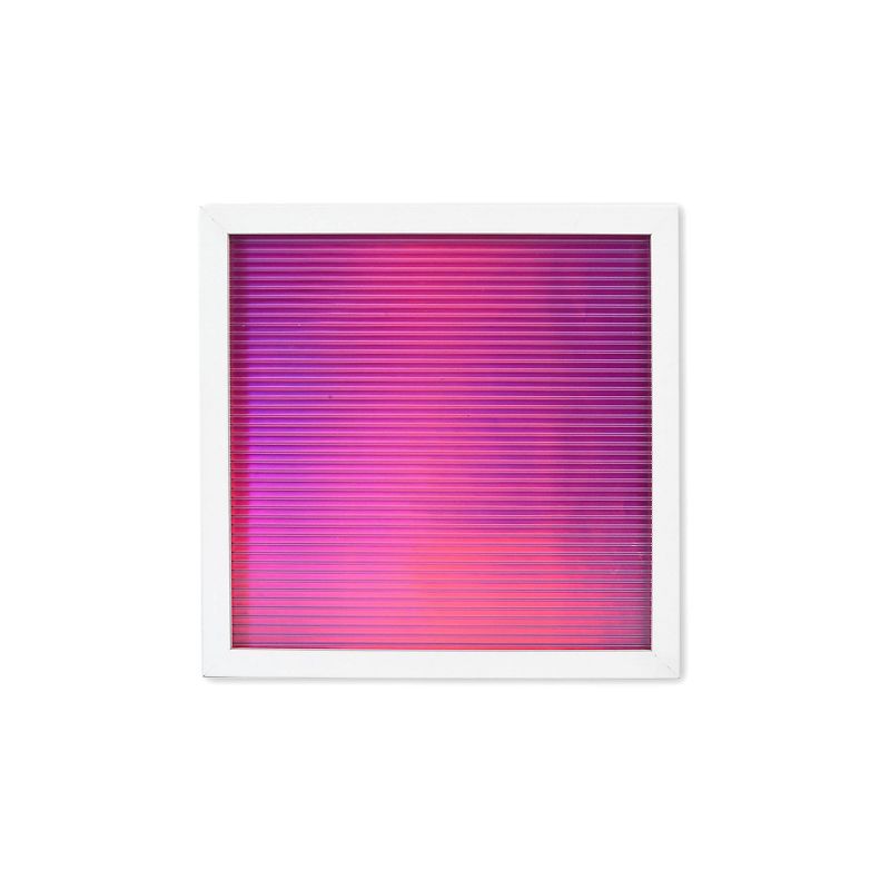 Metallic Letter Board Iridescent Pink/White - New View