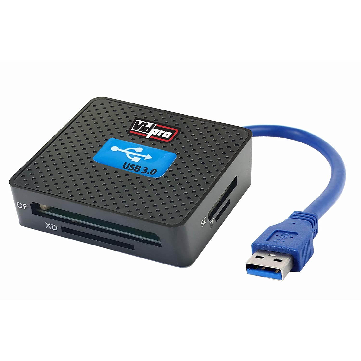 Vidpro Model# CR-A3 6-Slot All-in-One High Speed USB 3.0 Card Reader/Writer for SD CF MMC XD MS