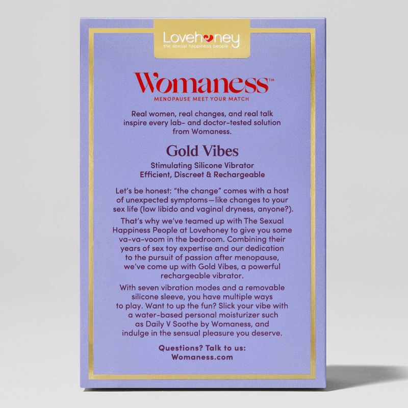 Womaness Gold Vibes Vibrating Massager