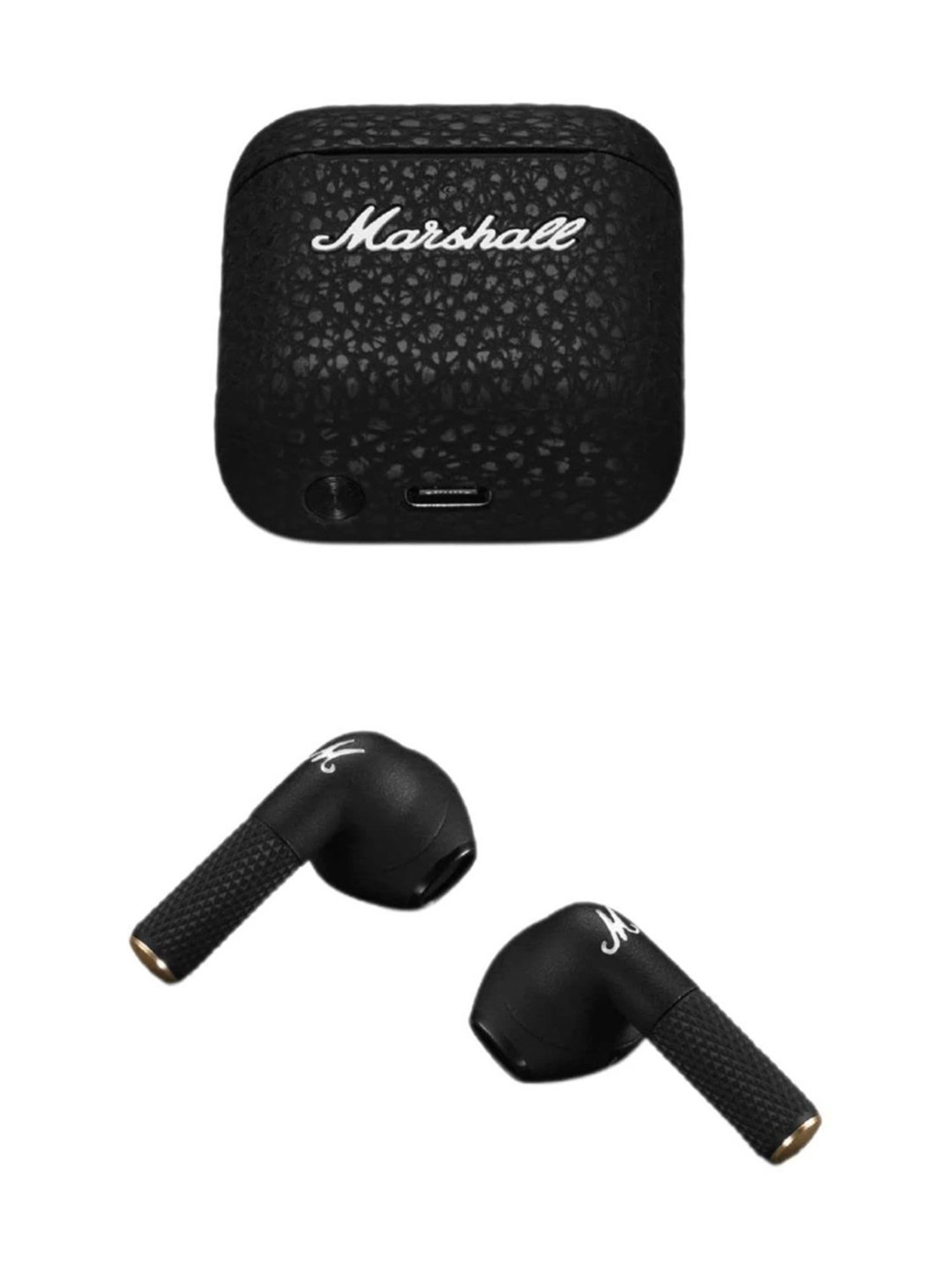 Marshall Minor III Bluetooth Truly Wireless in-Ear Earbuds with Mic (Black)