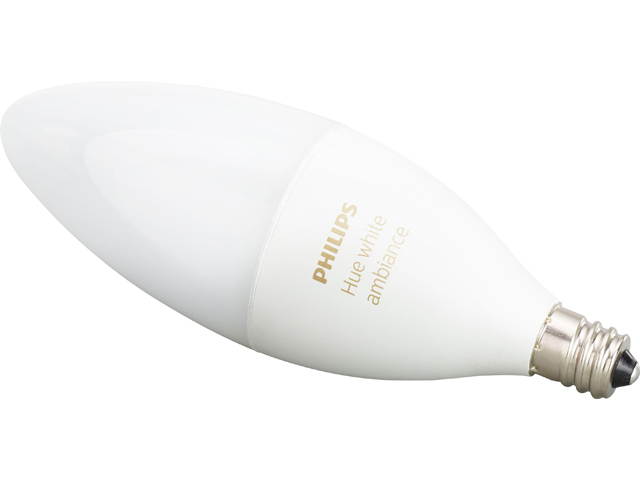 Philips Hue 468926 White Ambiance Decorative Candle 40W Dimmable LED Smart Bulb (Hue Hub Required)