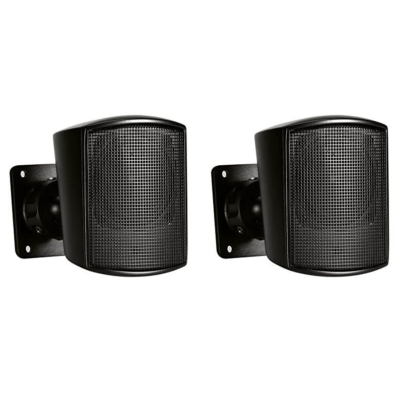 Control 52 SurfaceMount Satellite Speaker for SubwooferSatellite Loudspeaker System Black Sold as Pair