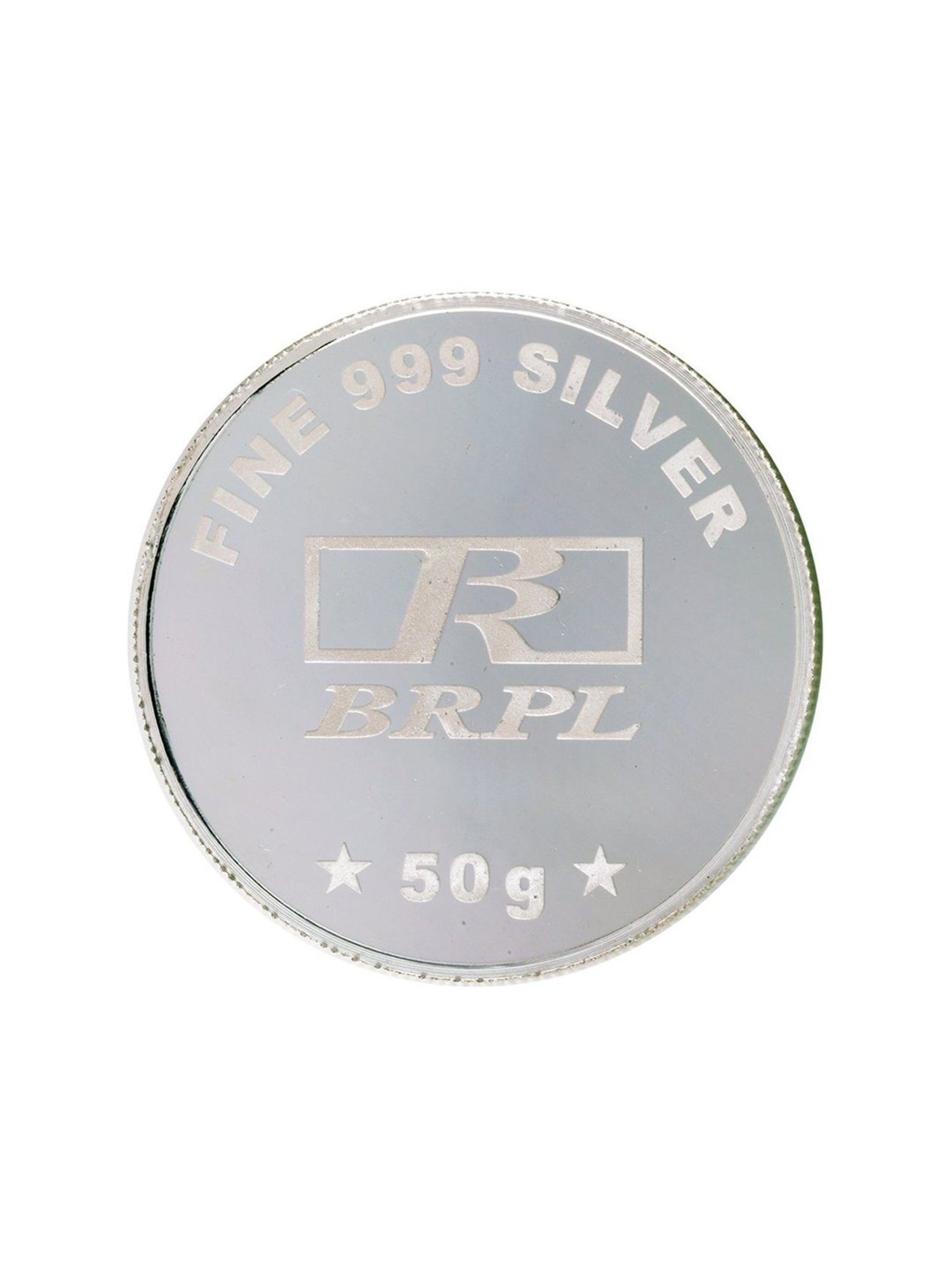 Bangalore Refinery 2 in 1 999 50gm Silver Coin