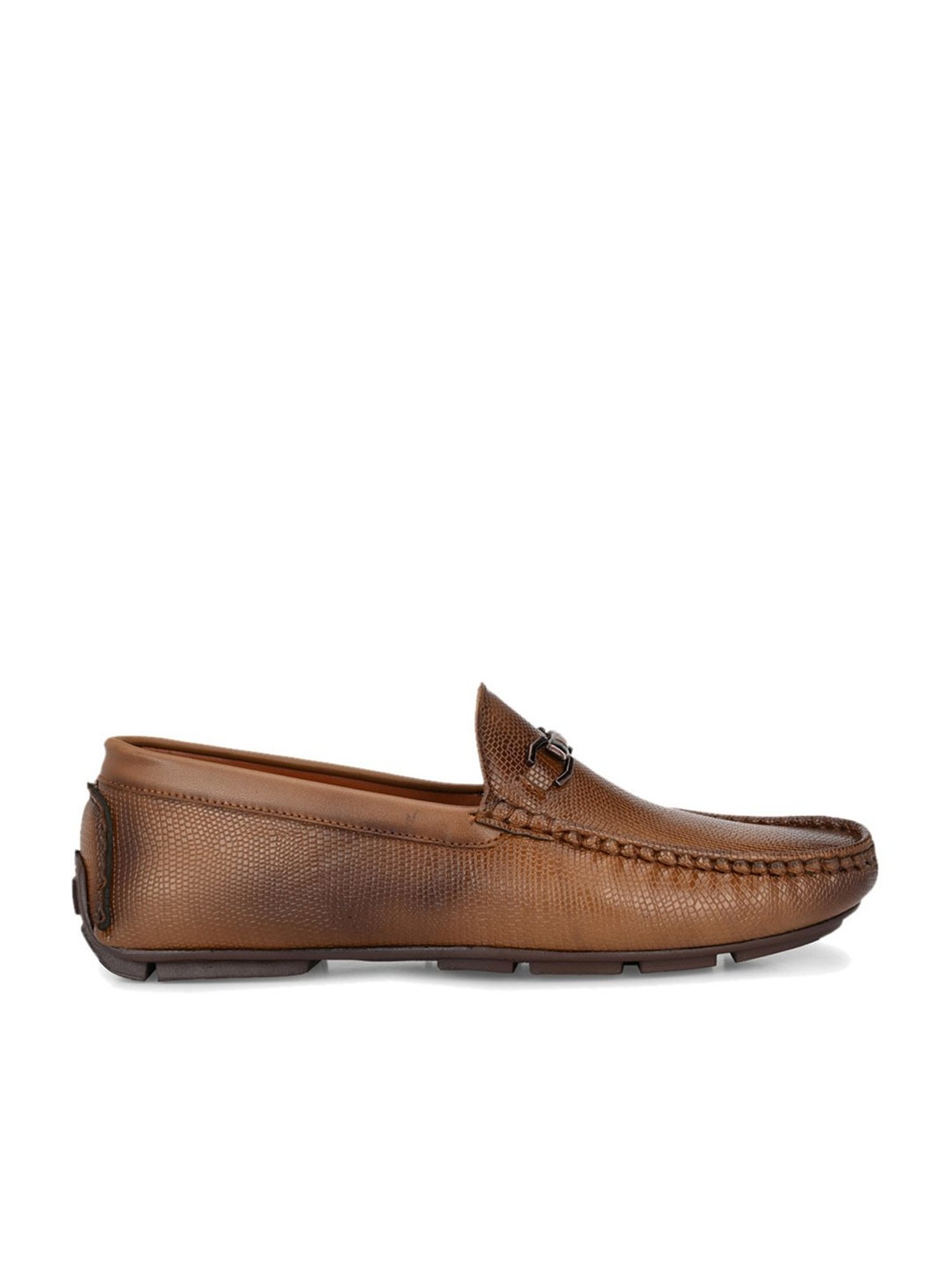 El Paso Men's Tan Casual Loafers