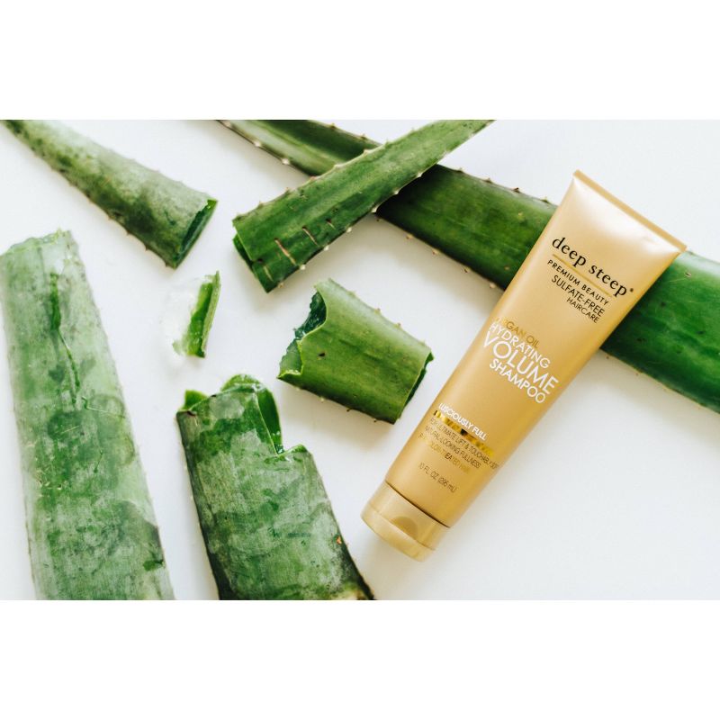 Deep Steep Argan Hydrating Volume Shampoo - 10 fl oz