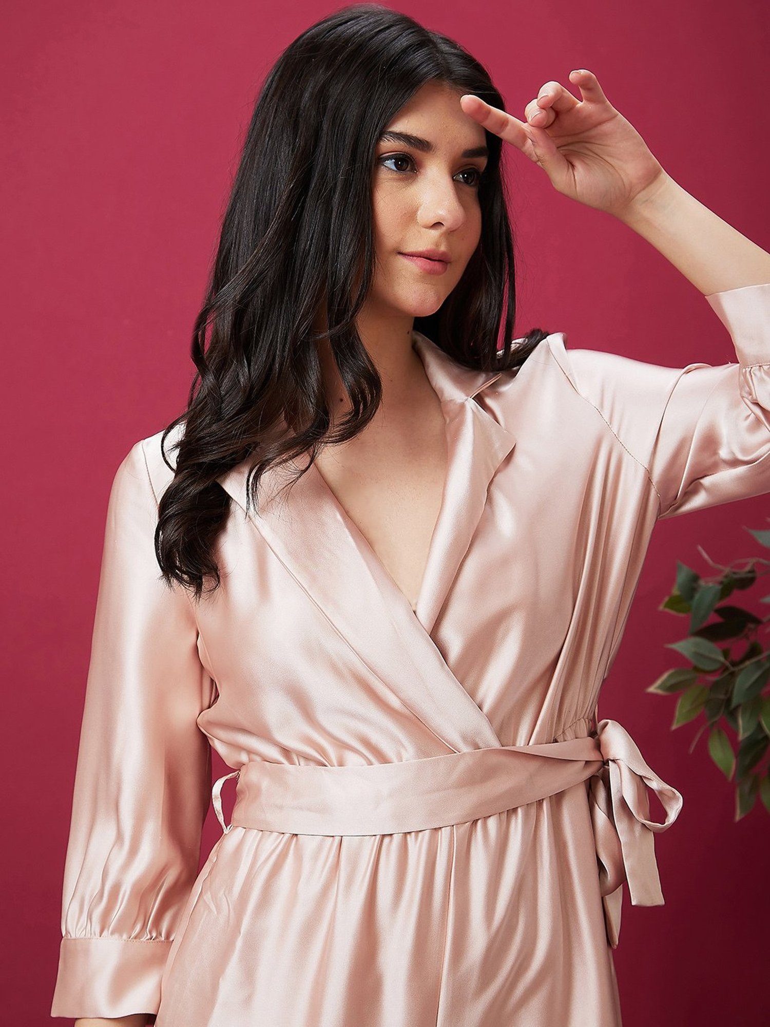 Globus Beige Maxi Jumpsuit