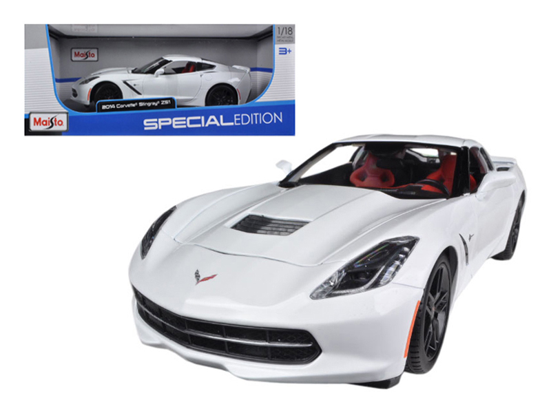 2019 Chevrolet Corvette Z06 Sebring Orange with Black Hood "Sports Cars" Series 1/64 Diecast Model Car by Auto World
