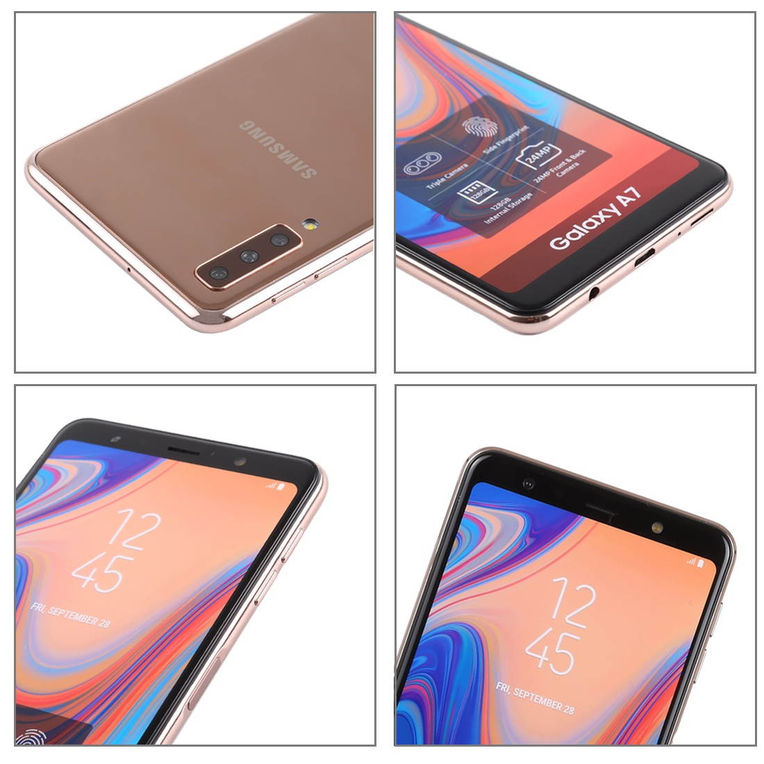 Color Screen Non-Working Fake Dummy Display Model for Galaxy A7 (2018)(Pink)