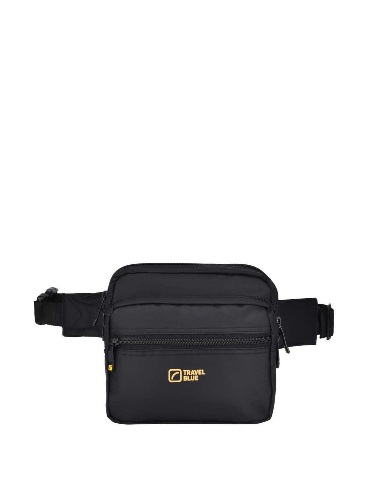 Travel Blue Black Solid Waist Pouch