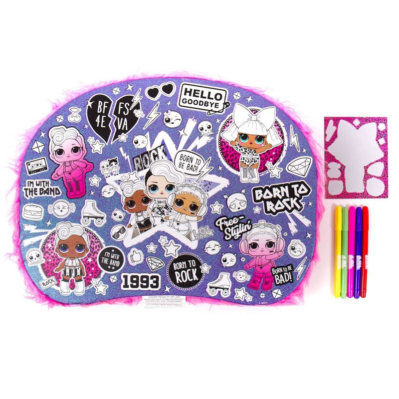 L.O.L. Surprise! Glitter Lap Desk with Markers