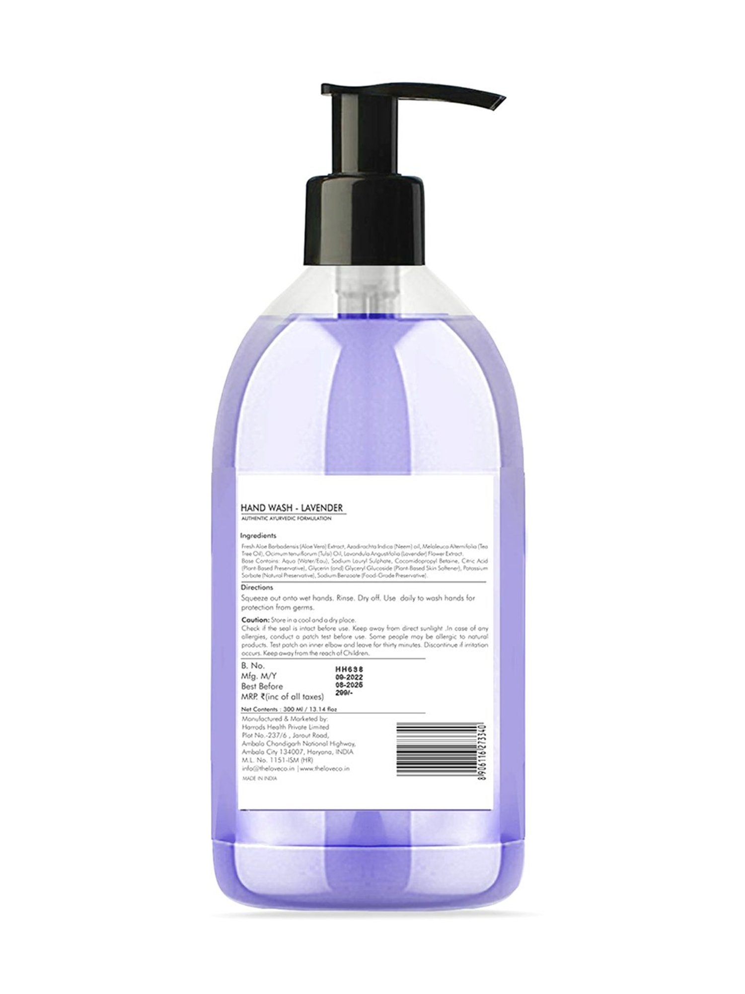 The Love Co. Lavender Hand Wash - 300 ml
