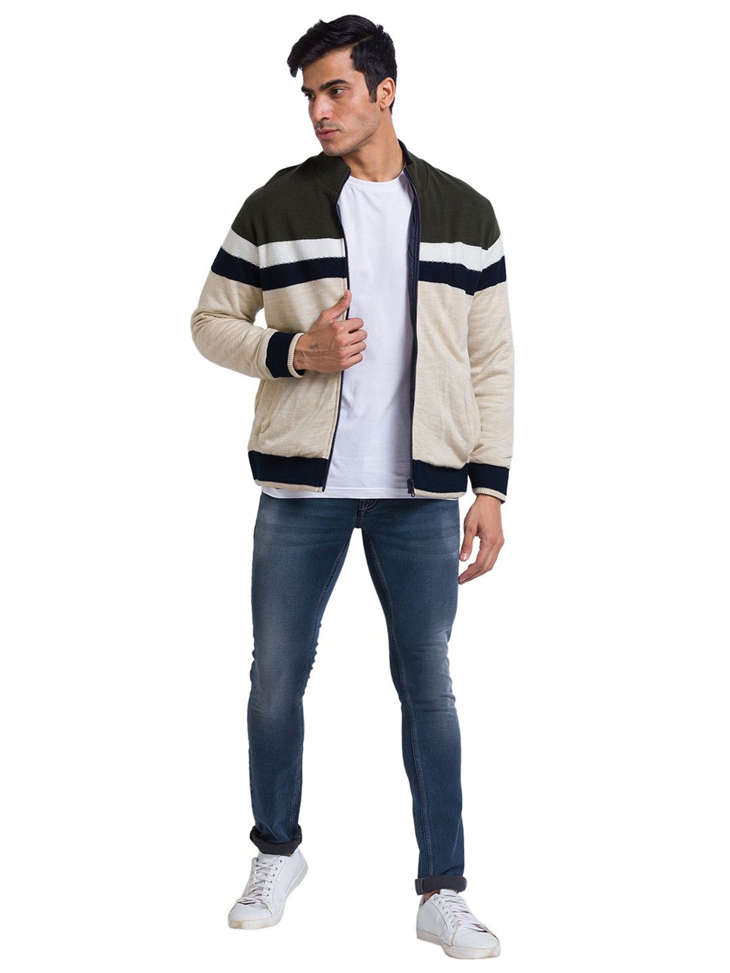 Parx Multicolor Regular Fit Sweater