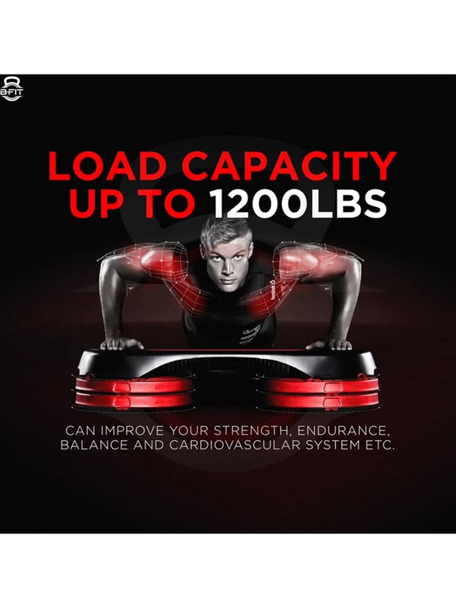 Protoner Gym Gloves with Padded Palm and Wrist Support (Black)