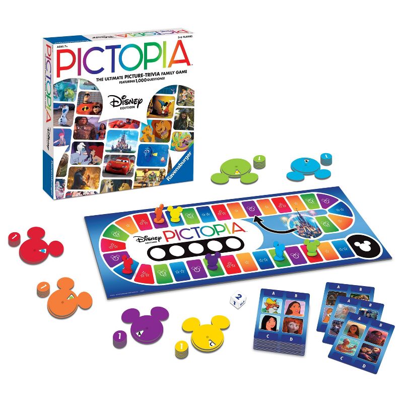 Disney Pictopia Family Picture-Trivia Game