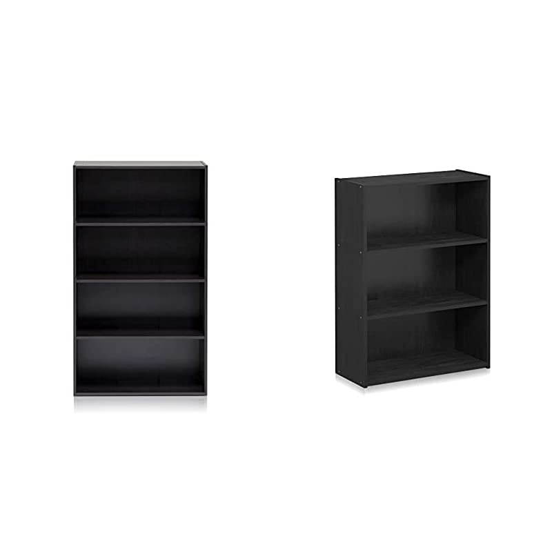 11209EX Pasir 4 Tier Open Shelf Espresso pasir Open Shelf 3Tier Americano