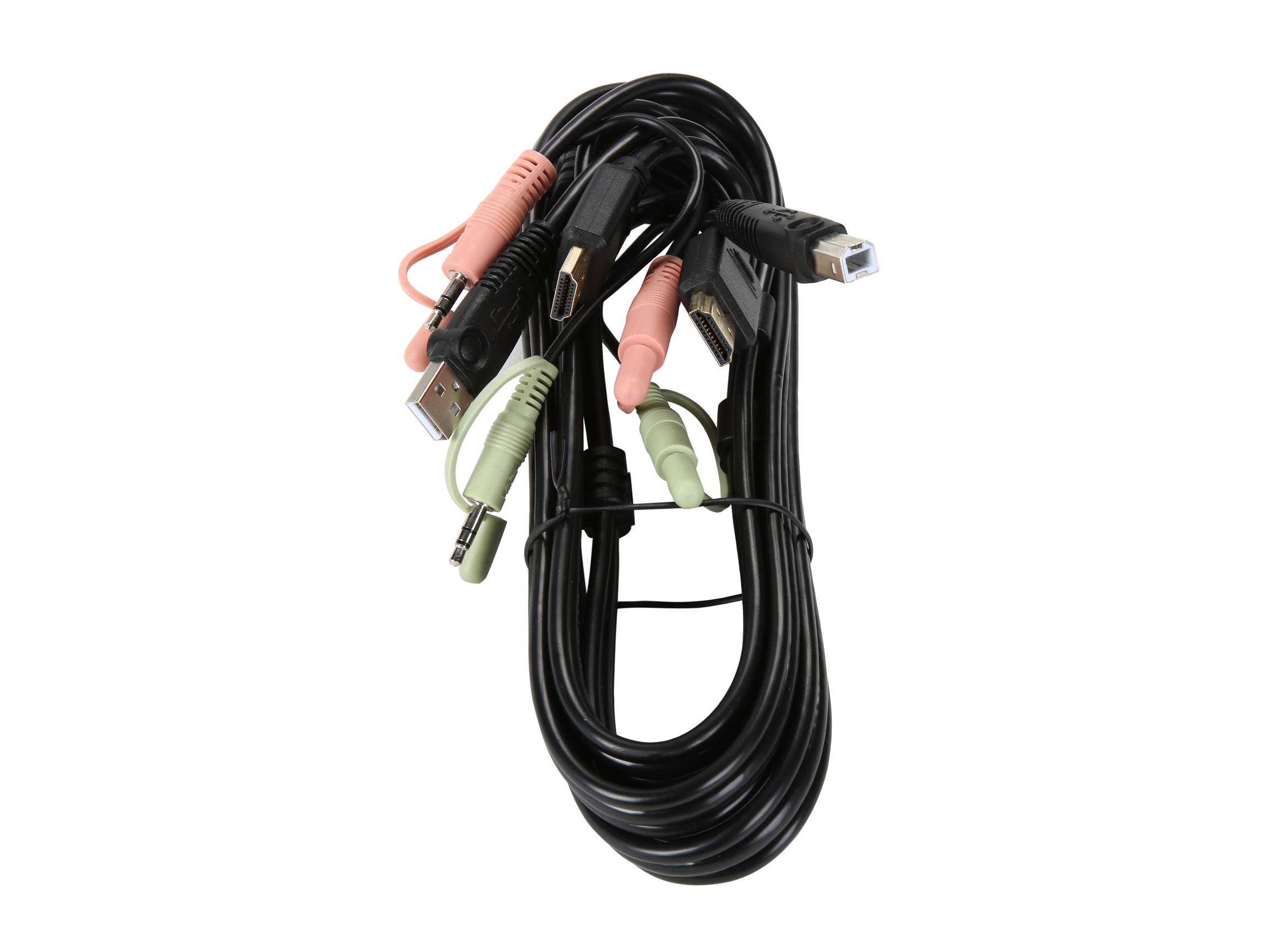 IOGEAR GCS1794DPKIT&nbsp;4-Port HDMI and DisplayPort KVMP Kit with USB Hub and Audio