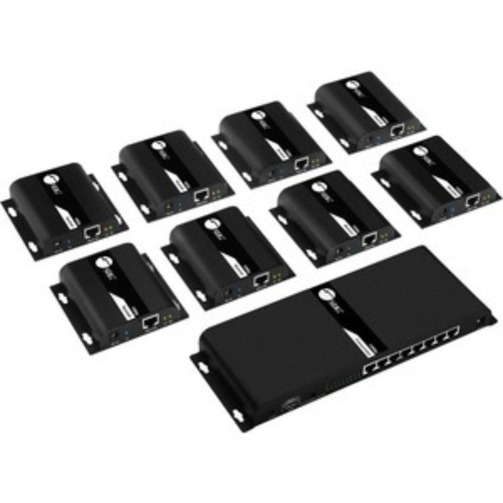 SIIG 1x8 HDMI Splitter HDbitT over IP Extender 120m CEH25G11S1