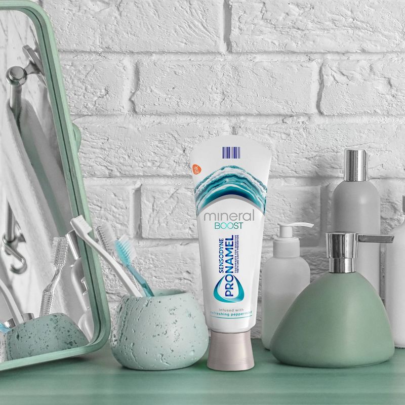 Sensodyne Pronamel Mineral Boost Peppermint Toothpaste - 3ct/3.4oz