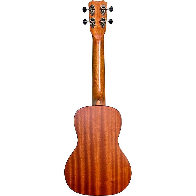 Islander Traditional concert ukulele with Mahogany top, Tortoise Binding Satin Natural