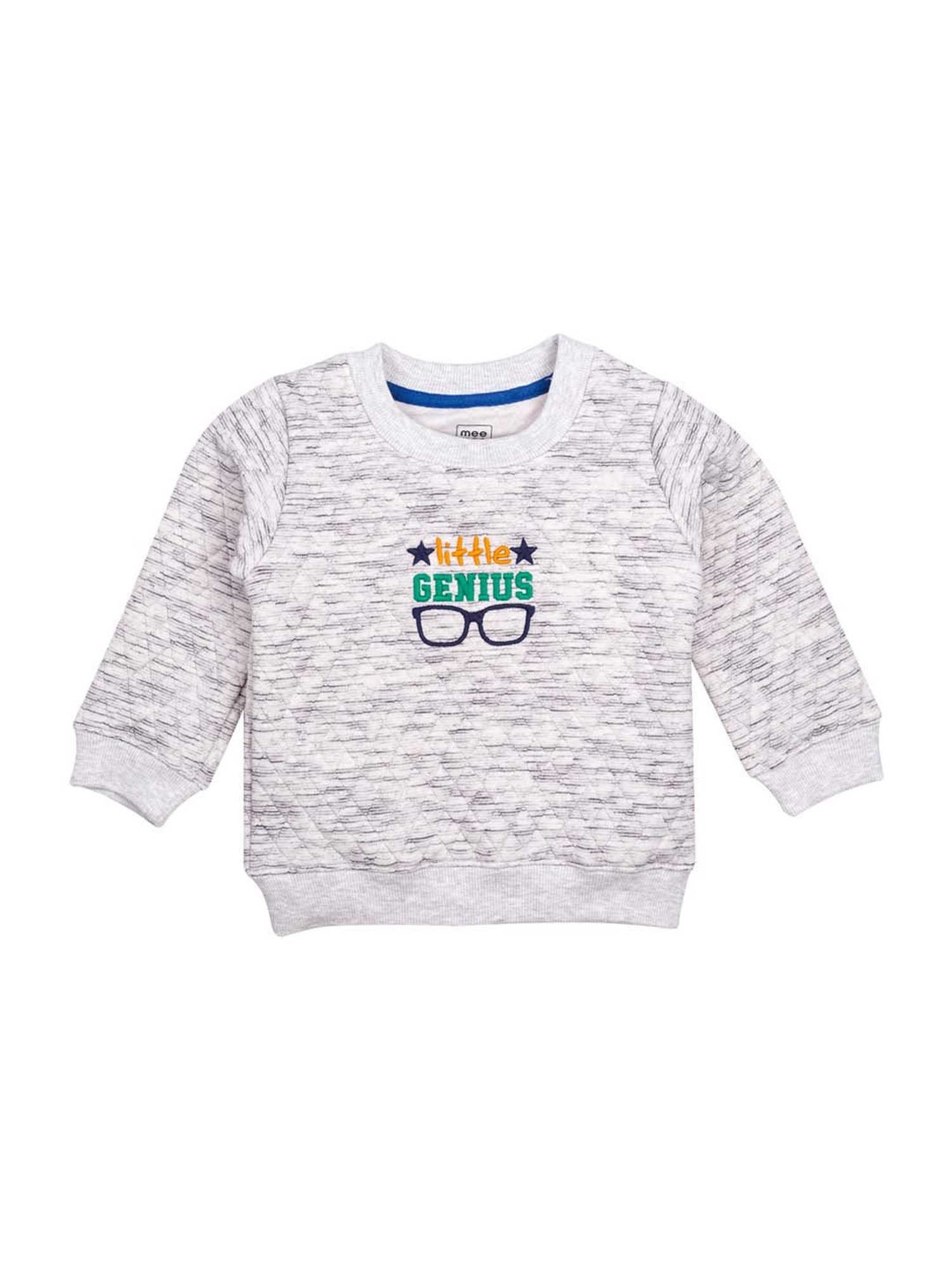 Mee Mee Kids White Embroidered T-Shirt