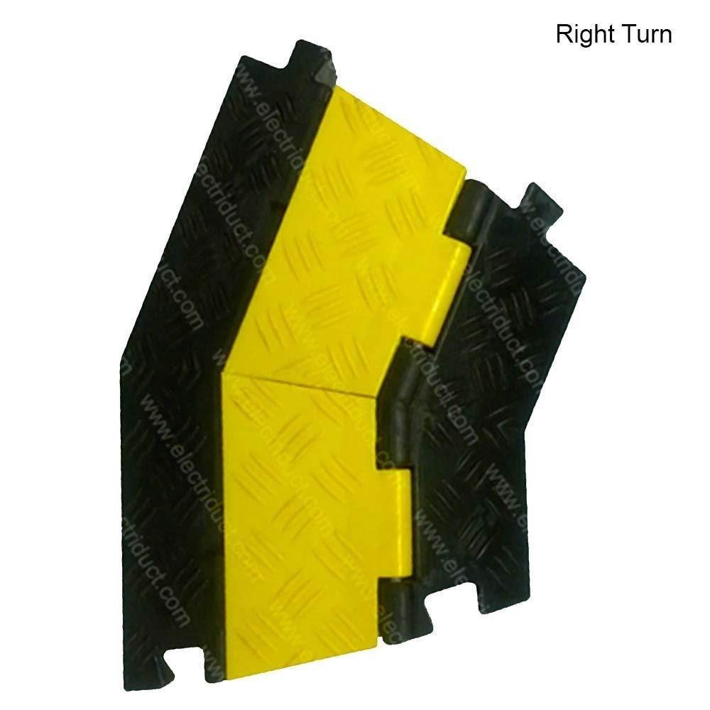 Electriduct Extreme Rubber Cable Protectors - RPS,  Right 45 Degree Turn, 2 Pack