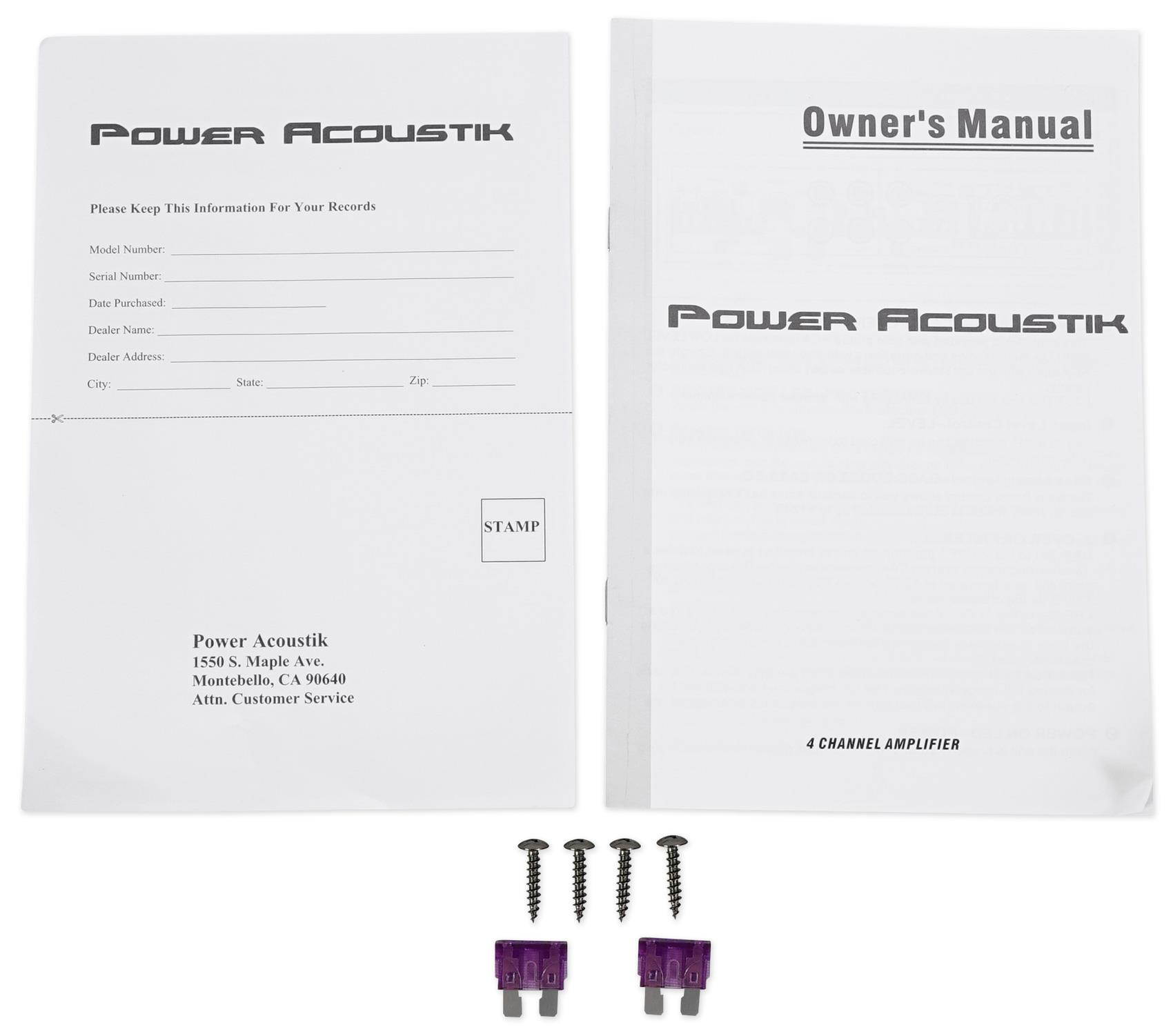 Power Acoustik RE4-2000D 2000 Watt 4-Channel Car Stereo Amplifier Amp