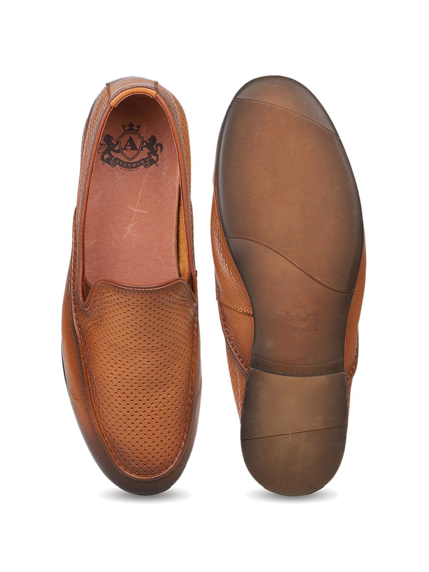 Atesber by Inc.5 Men's Tan Casual Loafers