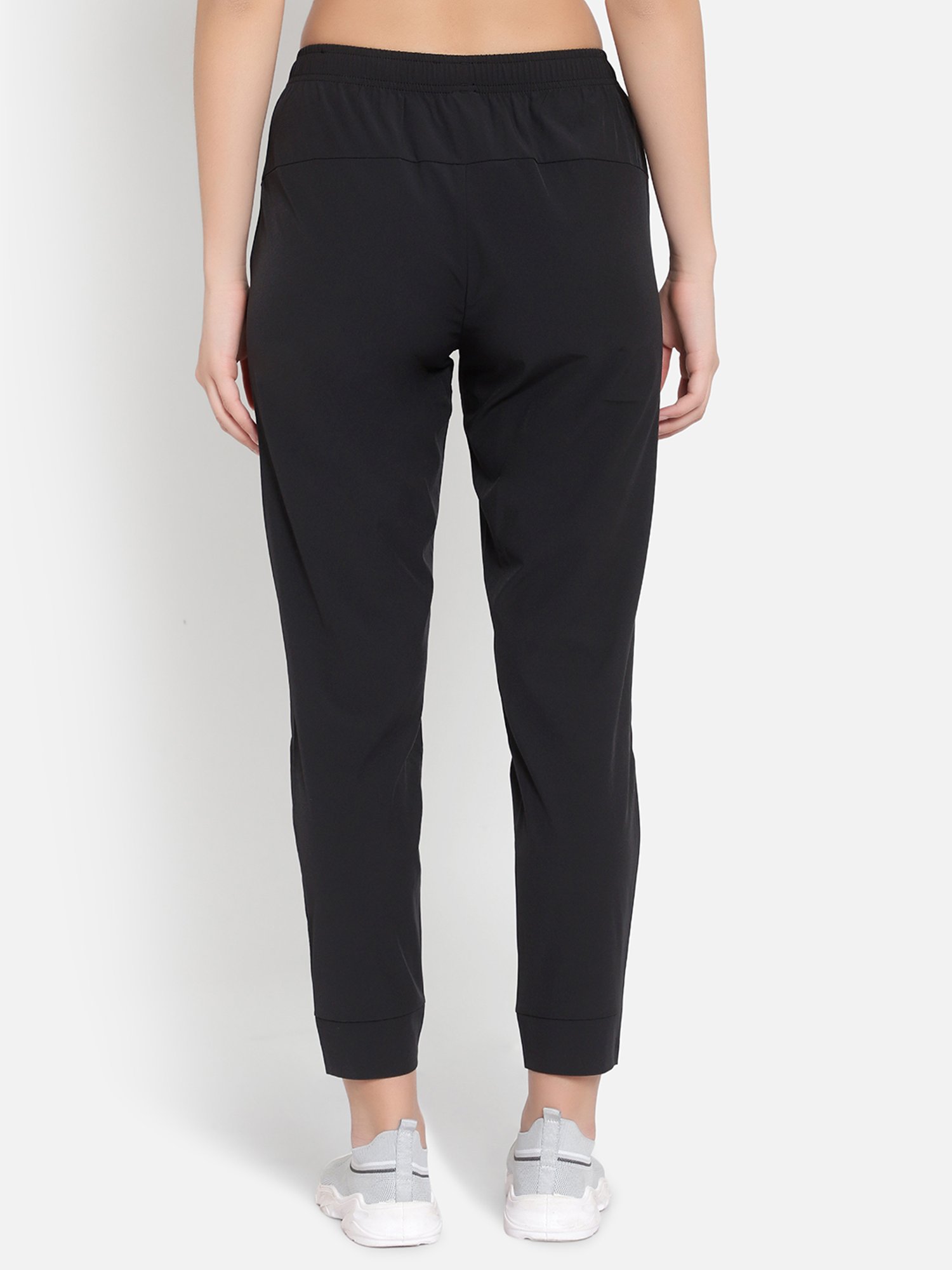 Anta Black Mid Rise Pants