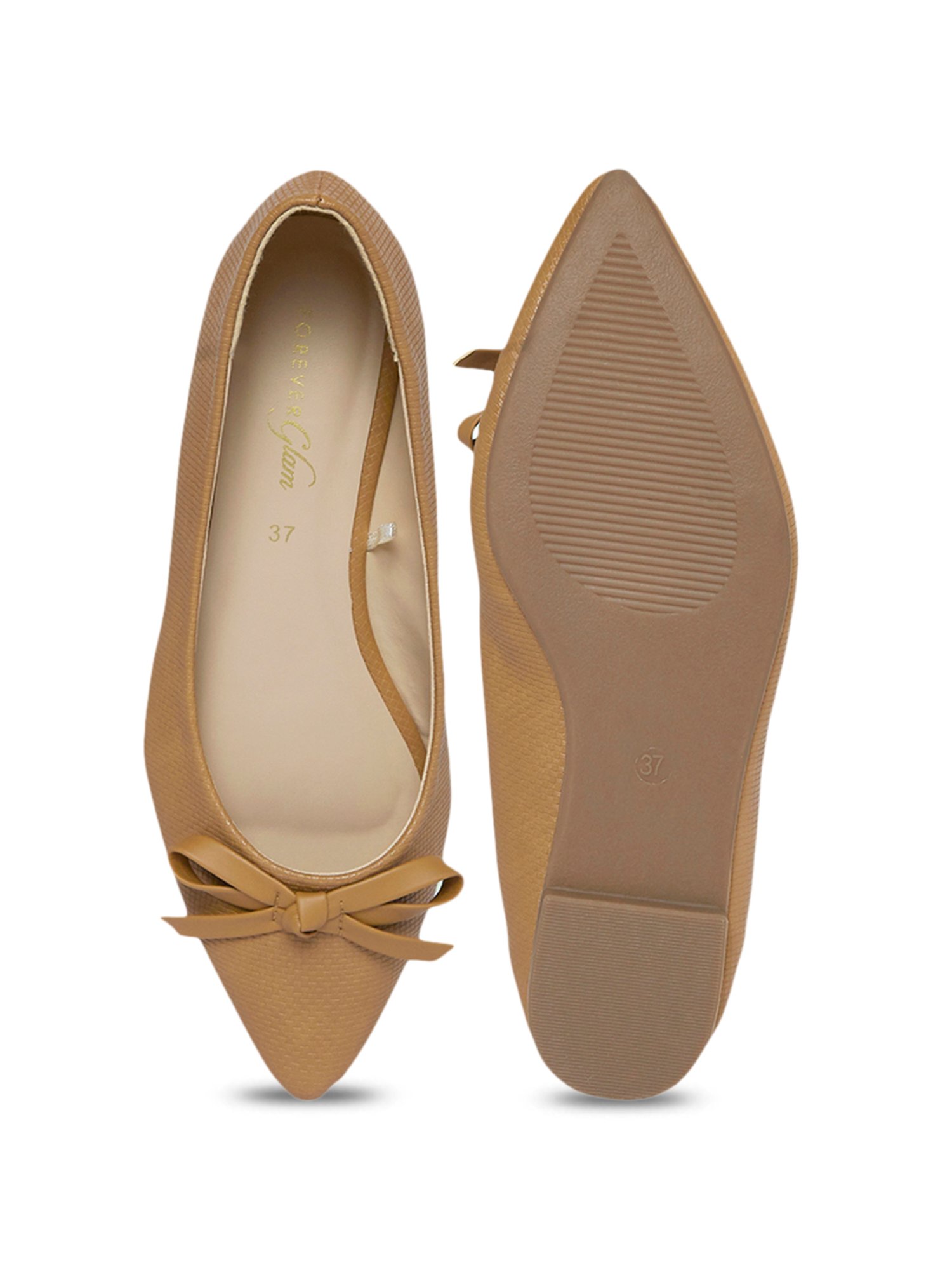 Flat N Heels Women's Pink Stiletto Pumps