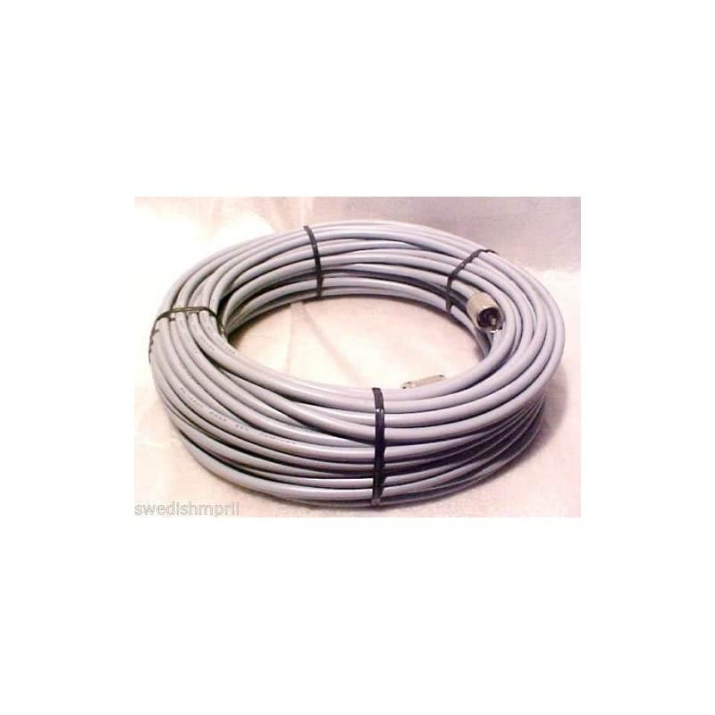 Made 50 ft RG8X COAX Gray CABLE CB / Ham Radio w/ PL259 Connector