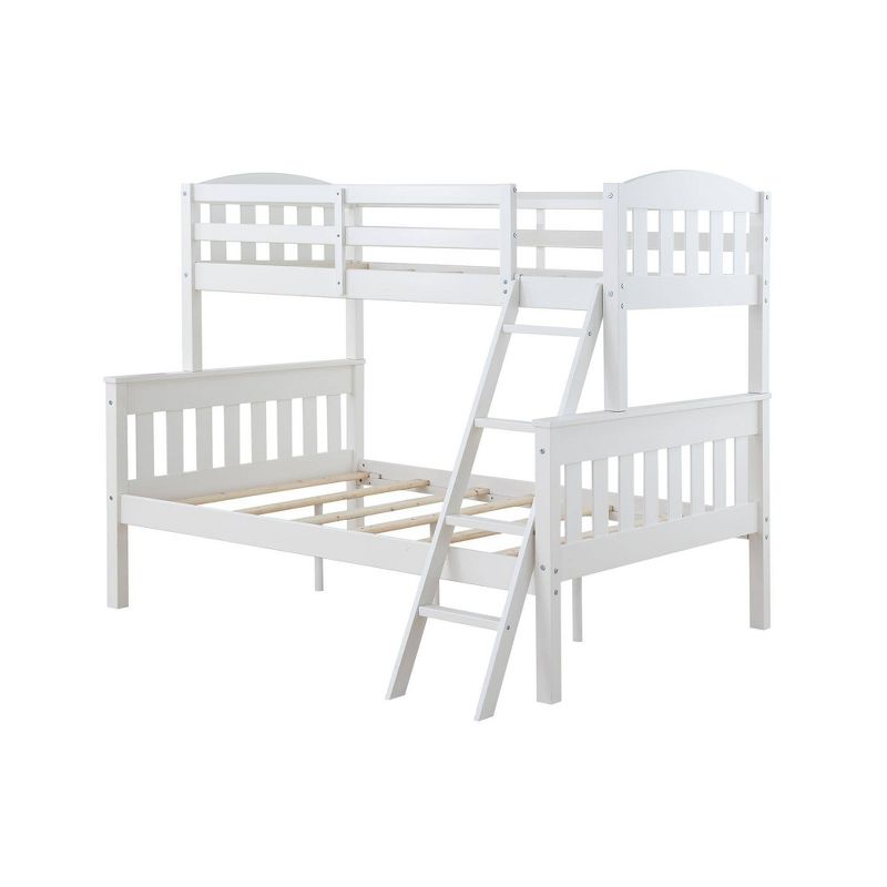 Twin Over Full Ayah Bunk Bed White - Room & Joy