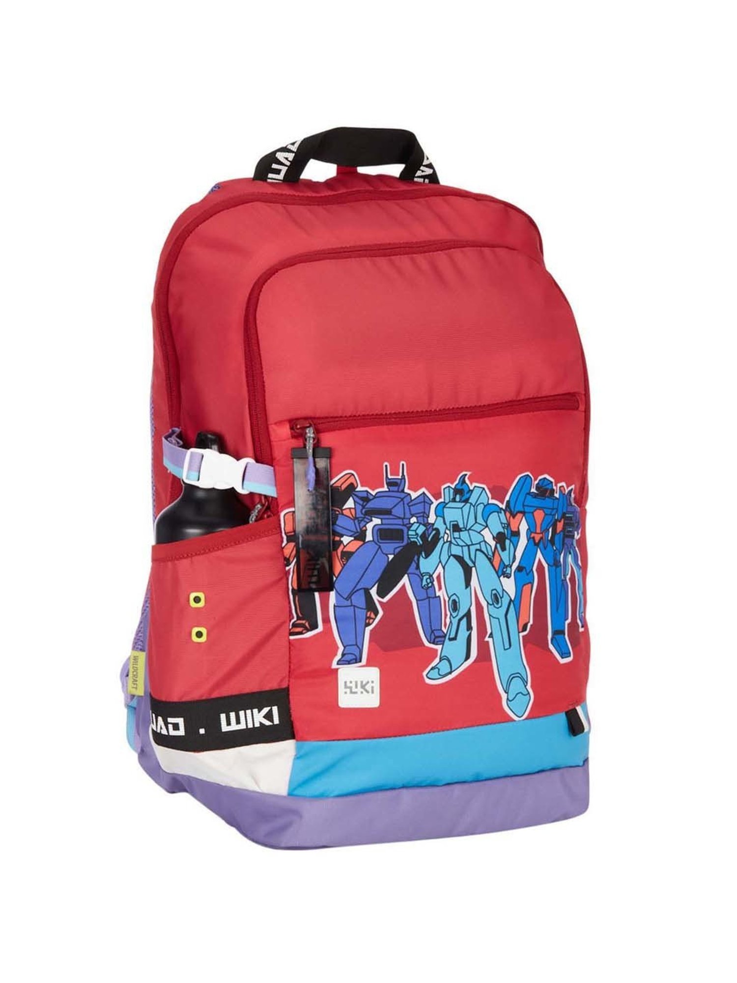 Wiki 30.5 Ltrs Red Medium Backpack