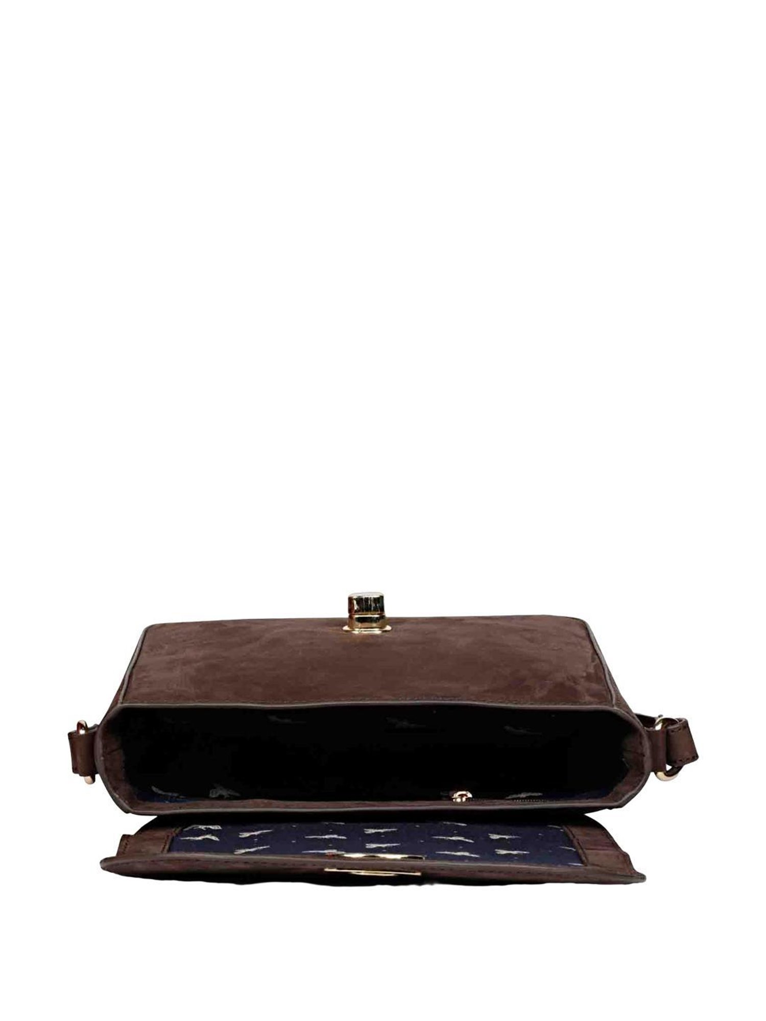 Favore Grey Solid Small Sling Handbag