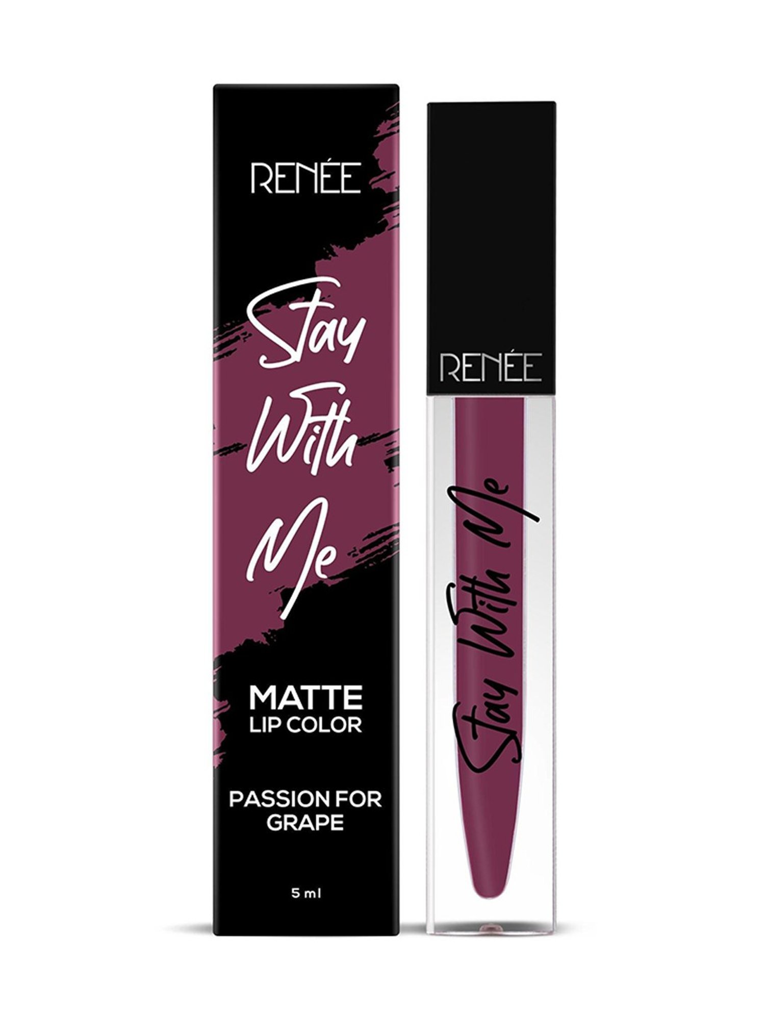 RENEE Stay With Me Matte Lip Color Passion For Grape - 5 ml