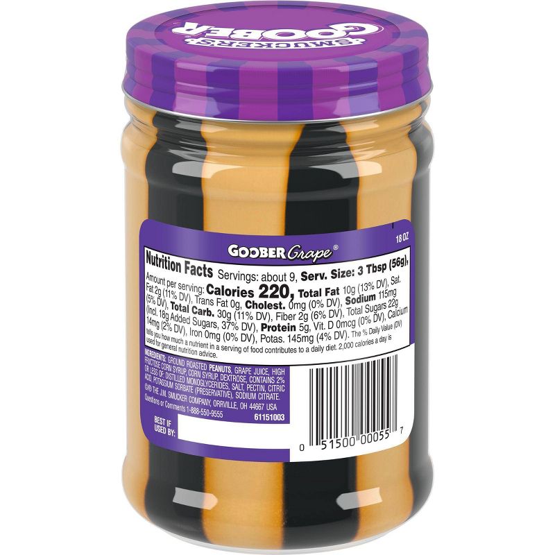 Smucker's Goober Grape Peanut Butter and Jelly Spread - 18oz