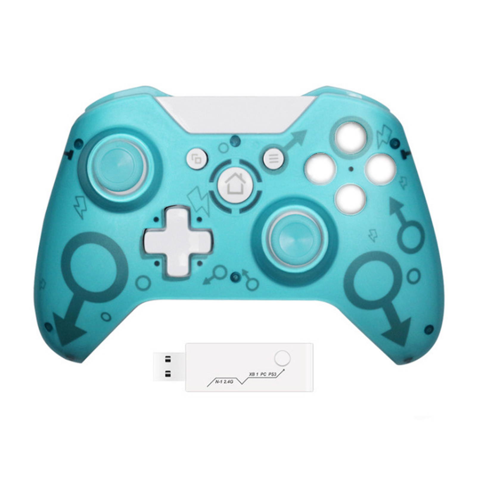 Wireless 2.4G Joystick Controller Gamepad Game Console Accessory for Xbox One