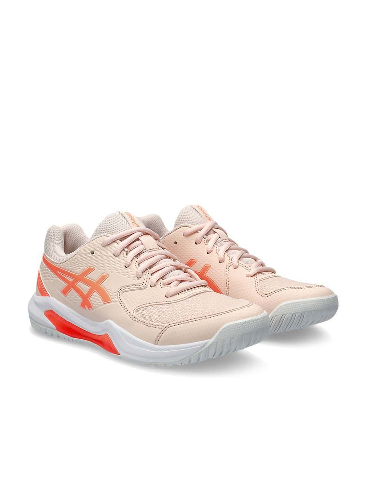 Asics Women's GEL-Dedicate 8 Peach Tennis Shoes