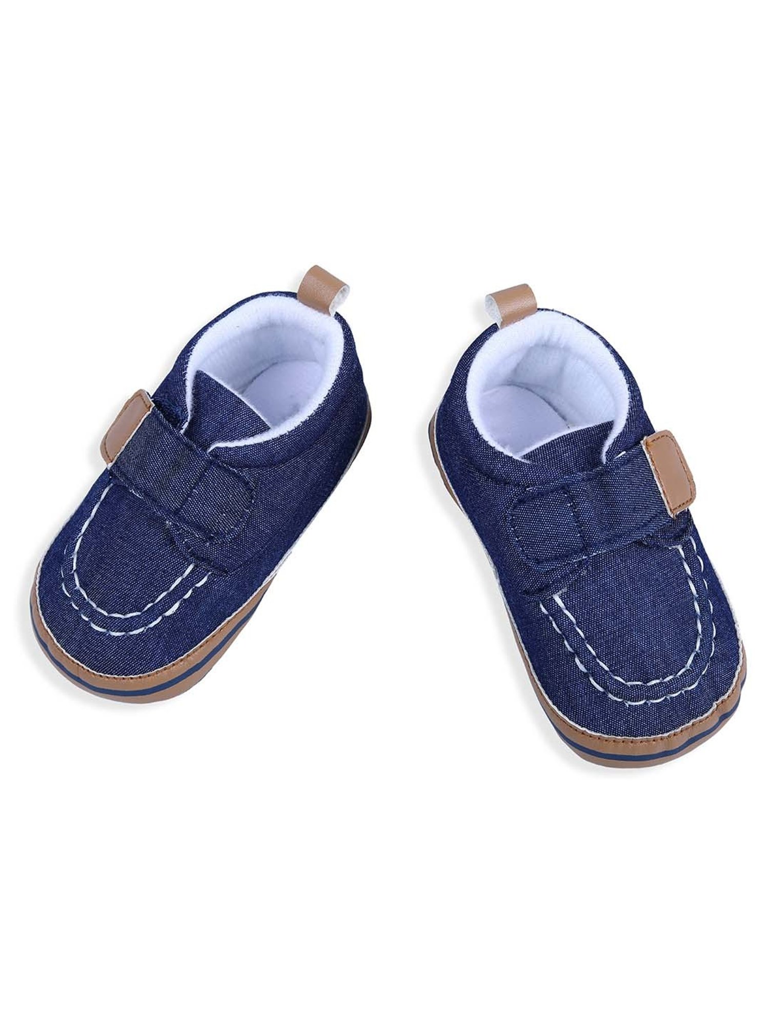 Baby Moo Kids Blue Casual Booties