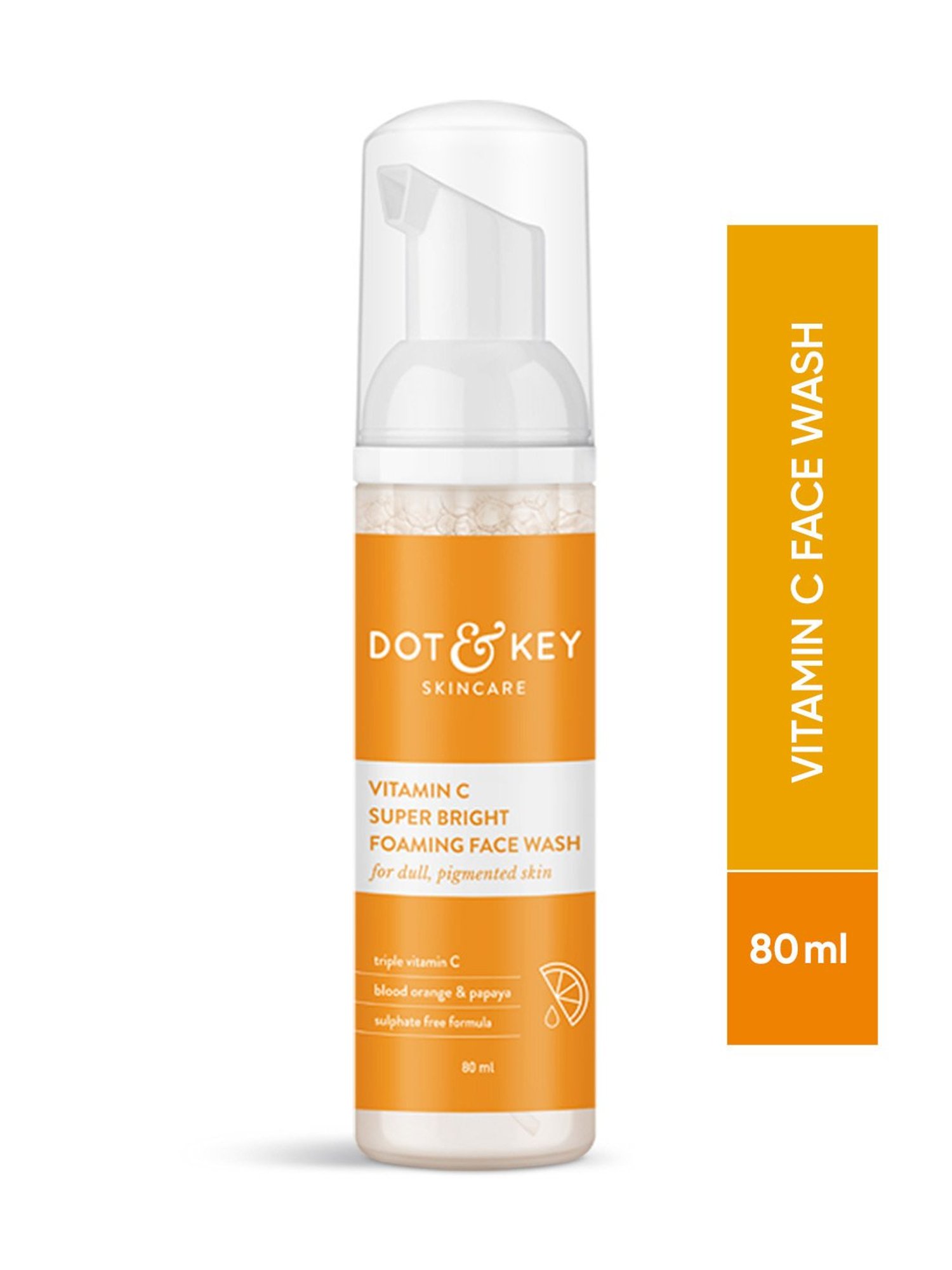 Dot & Key Vitamin C Super Bright Foaming Face Wash - 80 ml