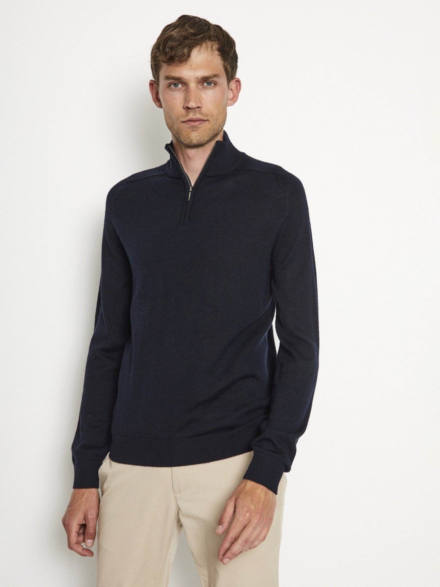 Bruun & Stengade Blue Regular Fit Sweater