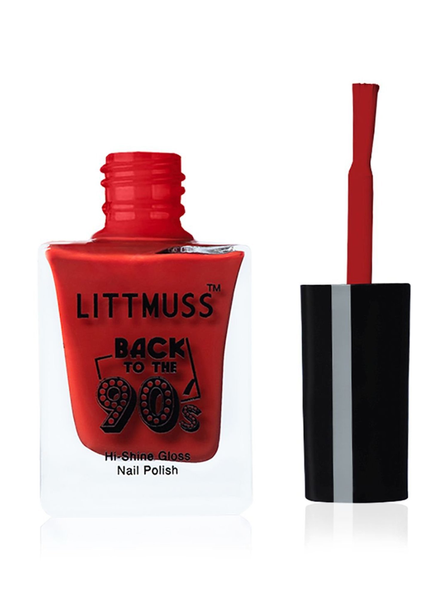 Littmuss Back To The 90's Hi Shine Gloss Nail Polish Fire Brick 045 - 9.5 ml