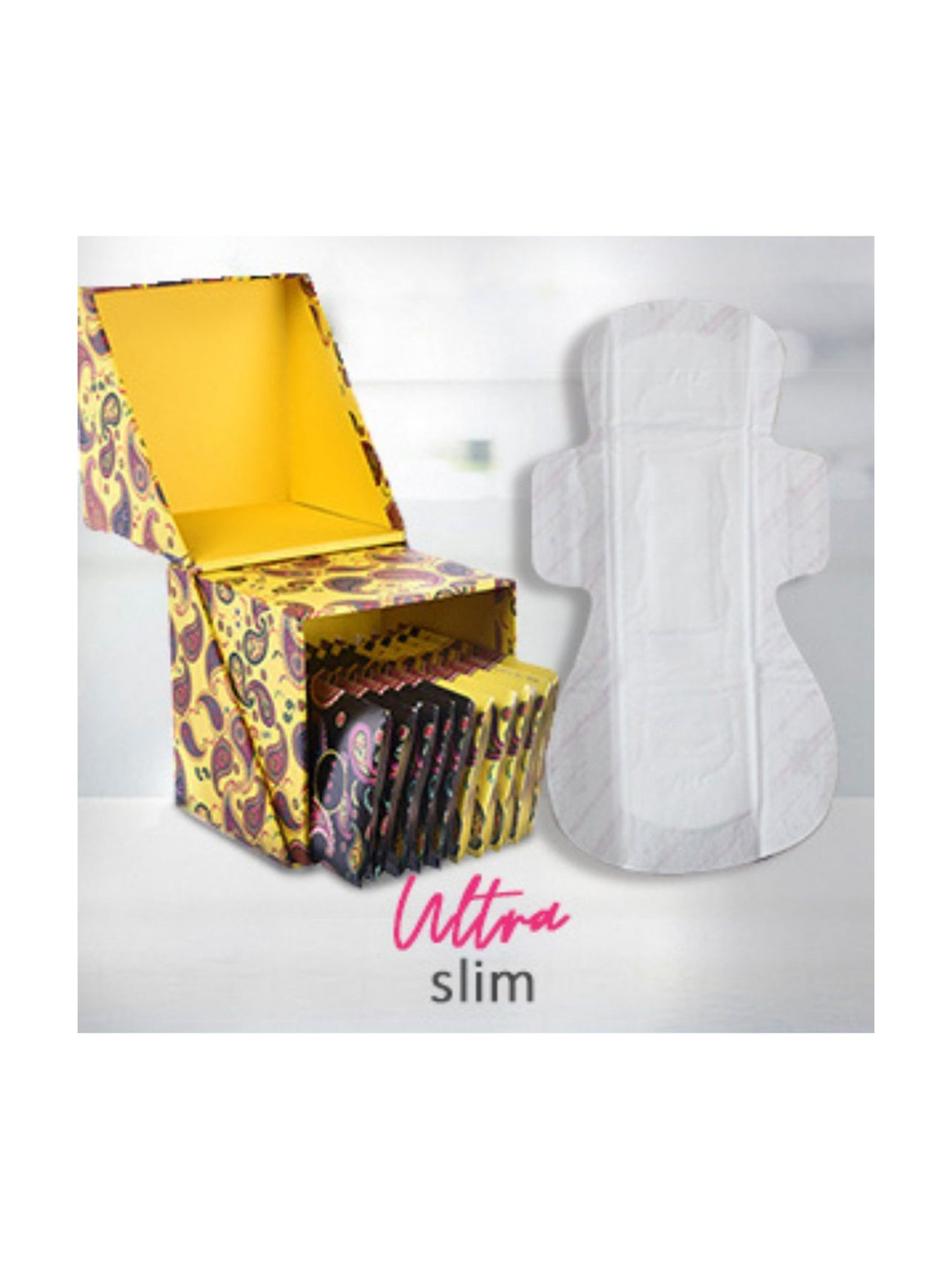 PINQ ThoseDays Box Premium Cotton Ultra Sanitary Pads,Individual Disposable Pouch, 6 each (XXL + XL)