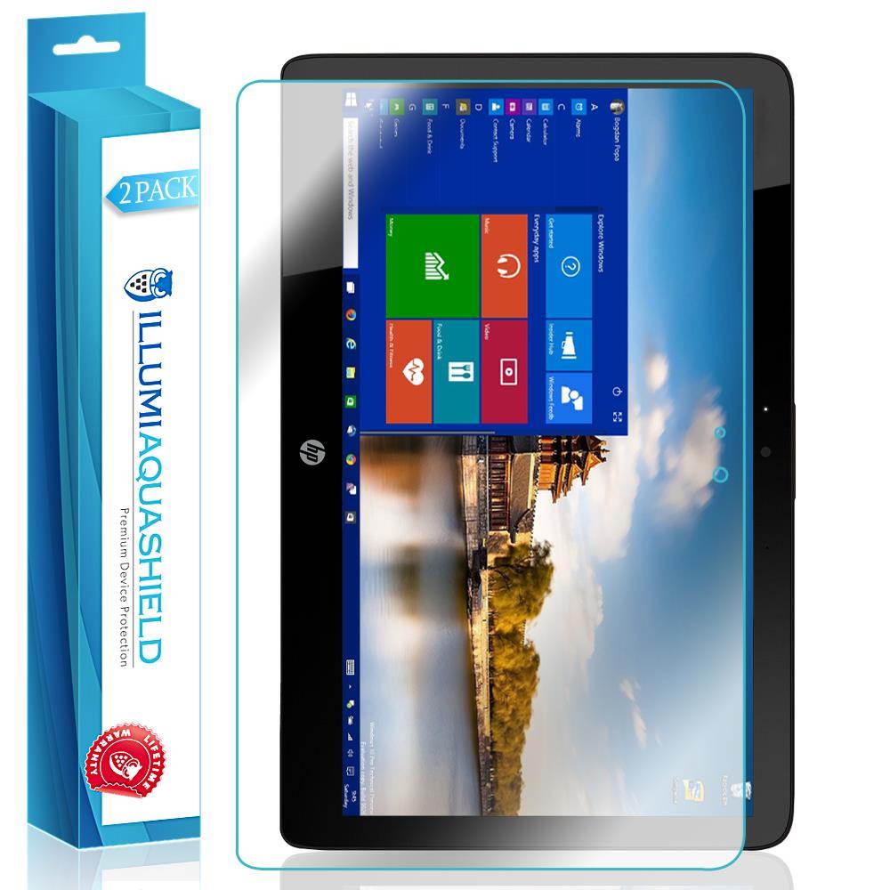 HP Spectre x2 Screen Protector (12-a001dx)(2-Pack), ILLUMI AquaShield Full Coverage Screen Protector for HP Spectre x2 HD Clear Anti-Bubble Film - Lifetime Warranty