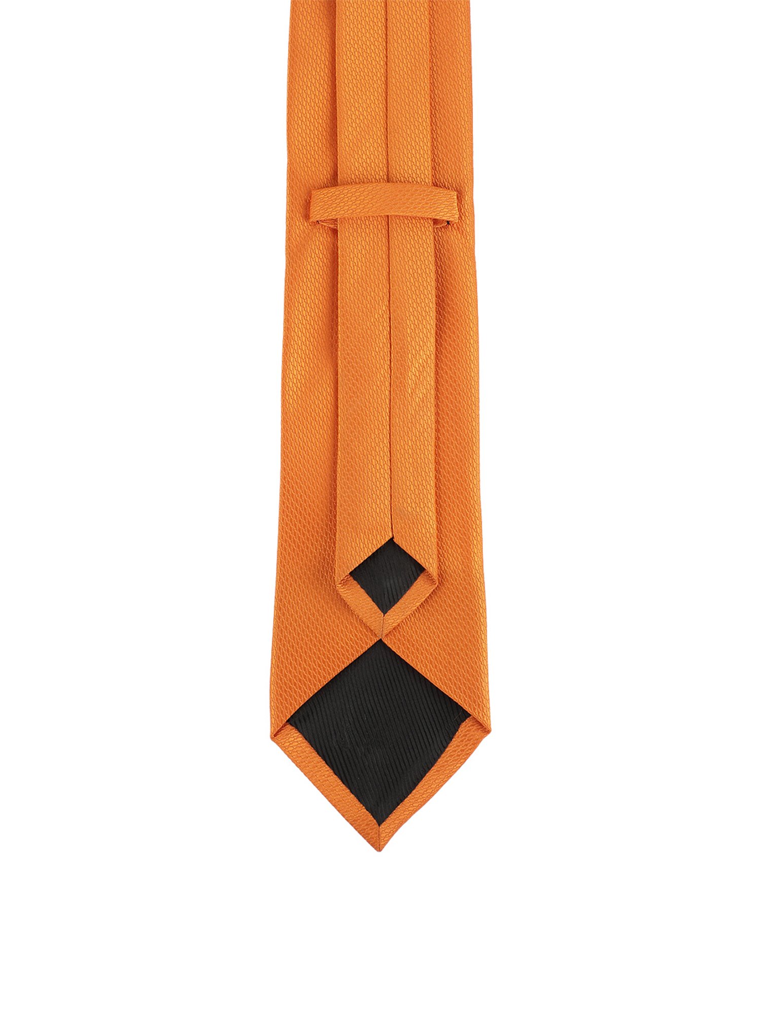 Alvaro Castagnino Orange Woven Tie