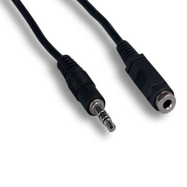 Kentek 12 3.5mm 1/8" AUX Extension Cable Stereo Audio for PC iPod Car Phone MP3