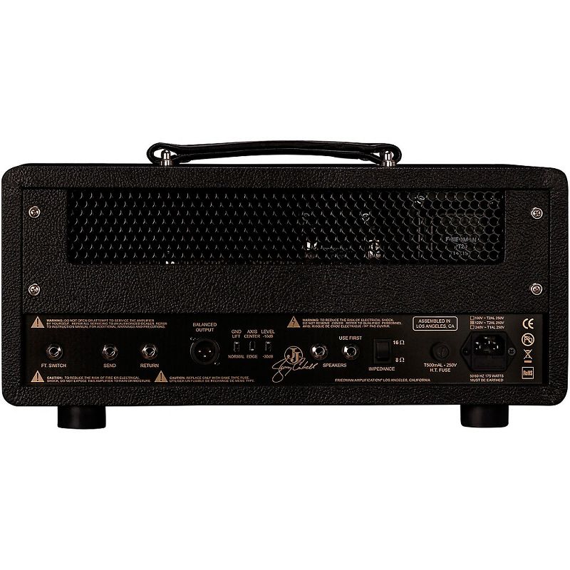 Friedman JJ Junior Jerry Cantrell Signature 20W Tube Guitar Amp Head Black